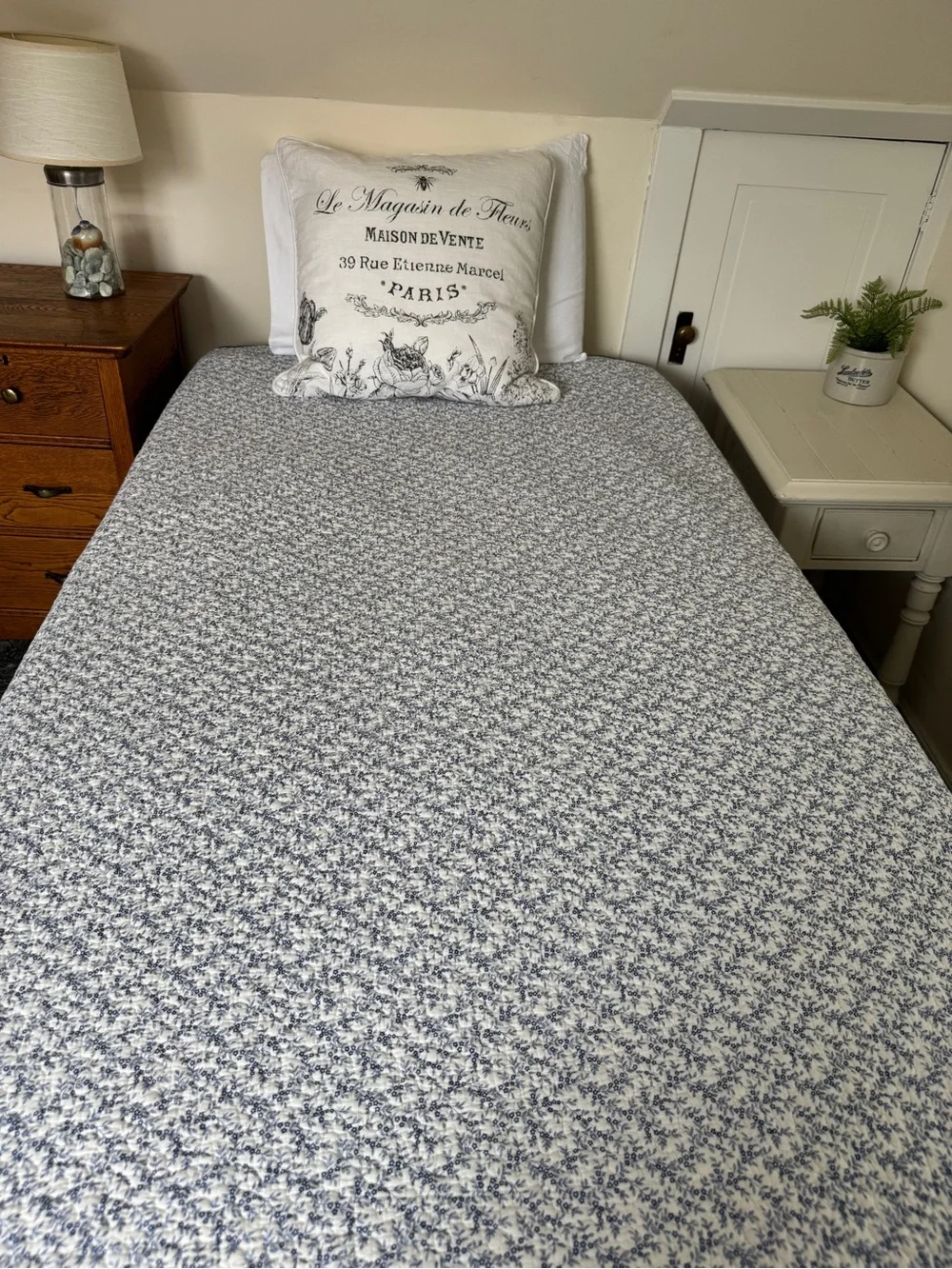 Quilted Reversible Coverlet